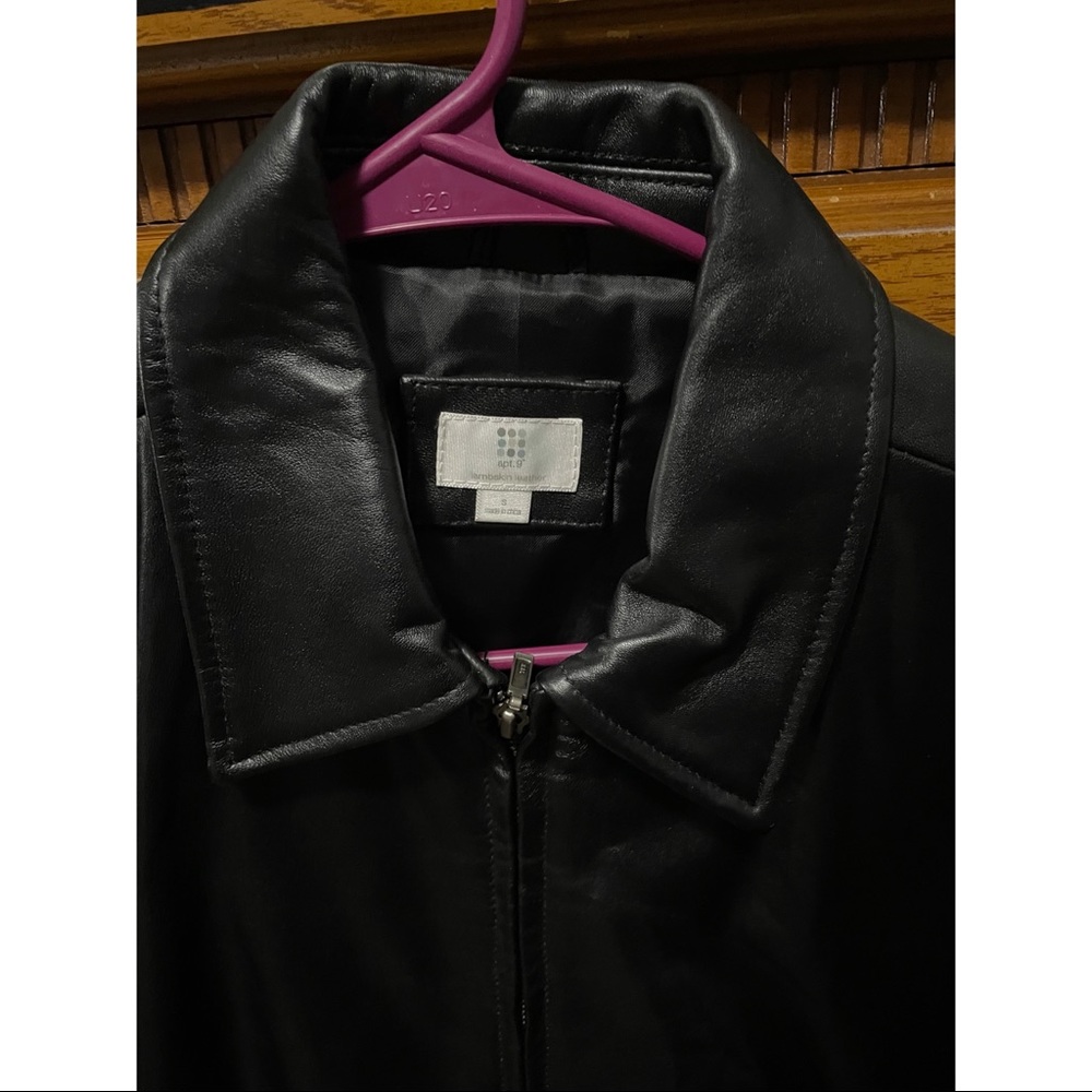 Apt 9 Lambskin Leather Jacket - Picture 3 of 5